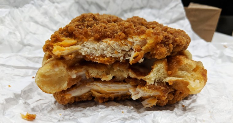 Waffle Double Down at KFC