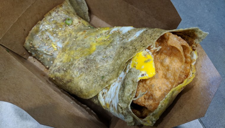 Gao's Crepe in the Emerald Park food court