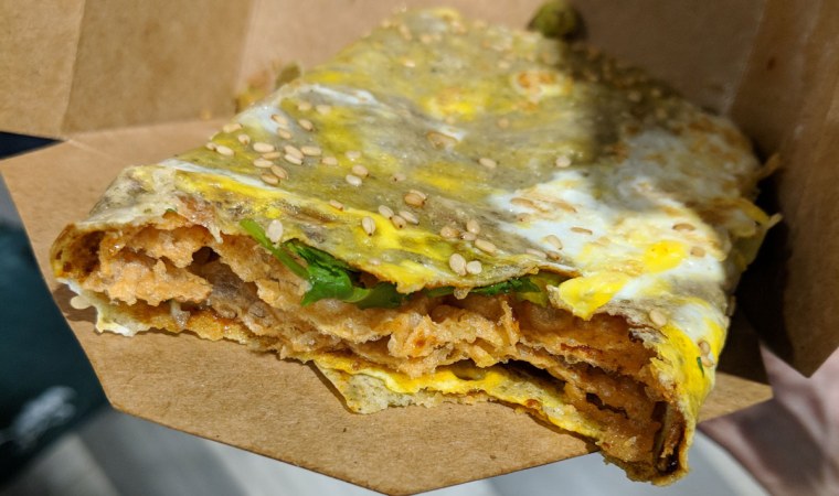 Gao's Crepe in the Emerald Park food court