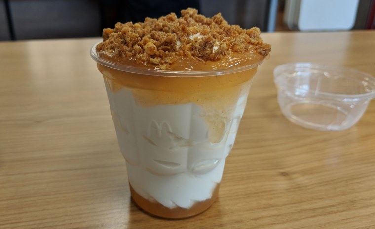 McDonald's Apple Crumble Sundae