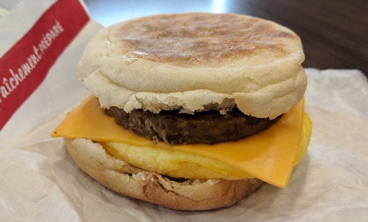 Beyond Sausage Egg and Cheese from Tim Hortons