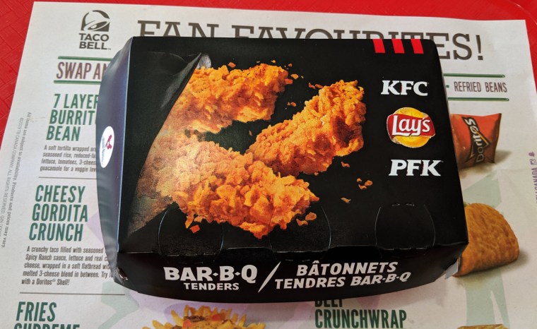 Lay's Bar-B-Q Tenders at KFC