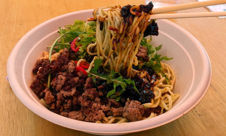 Chilled Spicy Noodles at Momofuku Noodle Bar