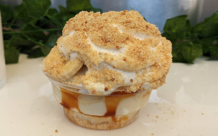 Banana cream pie sundae at Happy Sundae