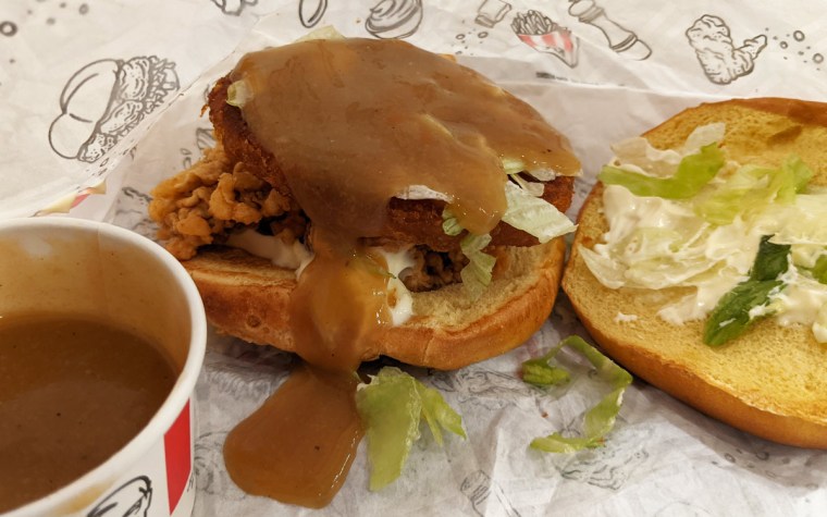 Gravy Lovers Sandwich at KFC