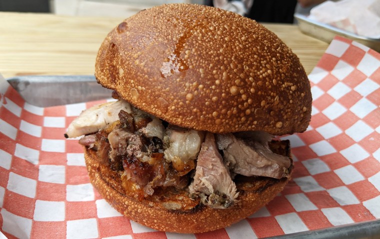 Porchetta sandwich from Porchetta and Co.