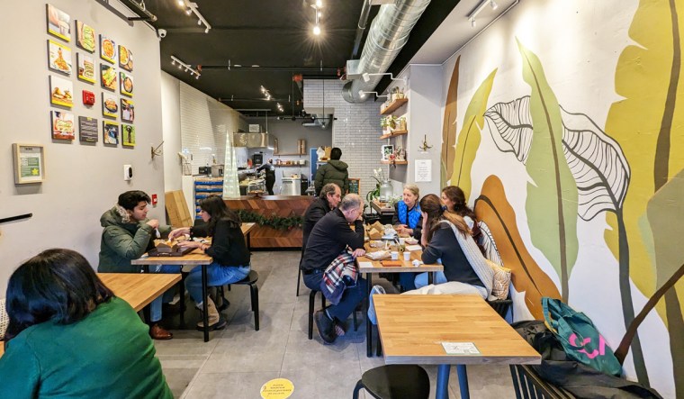 Indian Grilled Cheese at Thindi Cafe