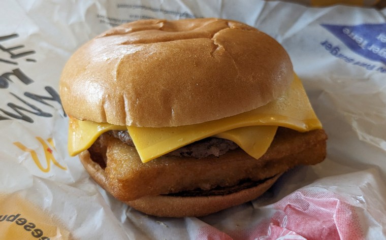 Surf 'N Turf Burger at McDonald's