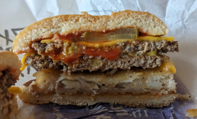 Surf 'N Turf Burger at McDonald's