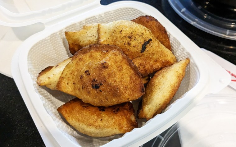Crispy shrimp and pork dumplings from Bei Wei Ju Dumpling House