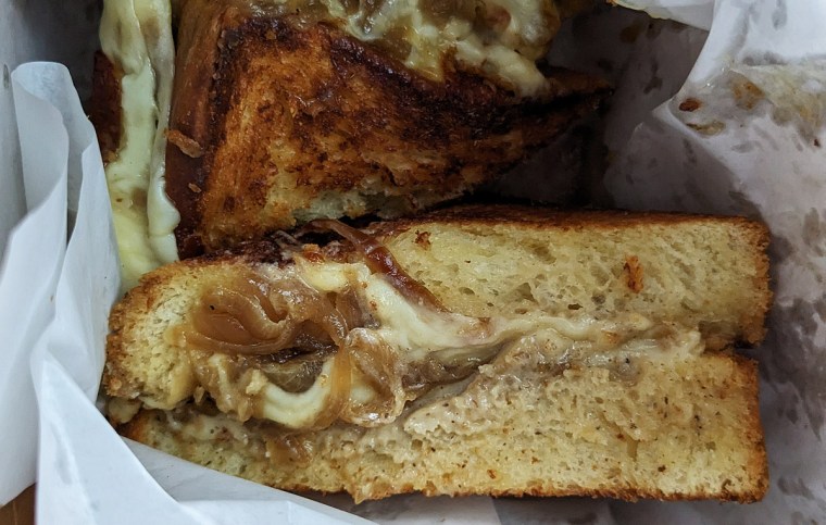 French Onion Grilled Cheese at Phancy's Bodega