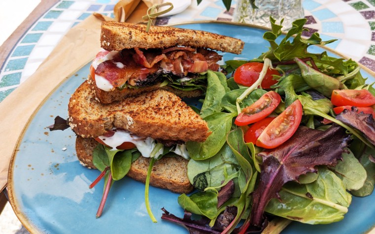Bacon Grilled Cheese and BLT from T.O. Dickens Restaurant