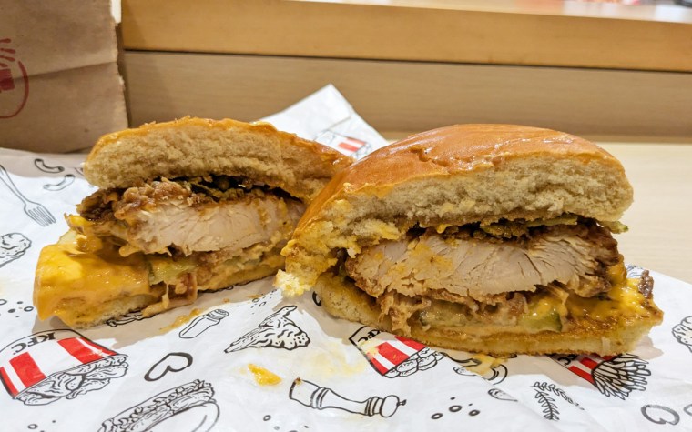 Mike's Hot Honey Sandwich from KFC