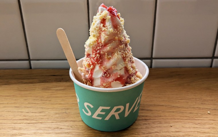 Strawberry Sundae from Super Serve