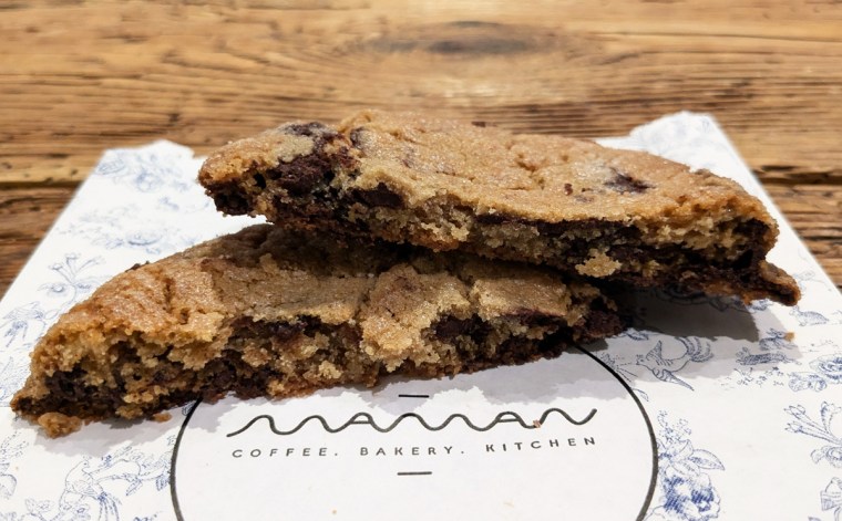 Chocolate chip cookie at Maman