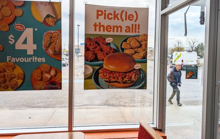 Pickle Glaze Chicken Sandwich from Popeyes