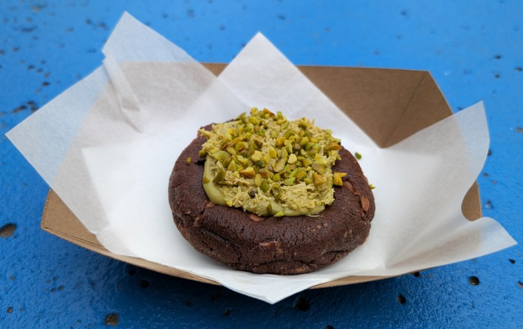 Dubai Chocolate Cookie at Andrea's Cookies