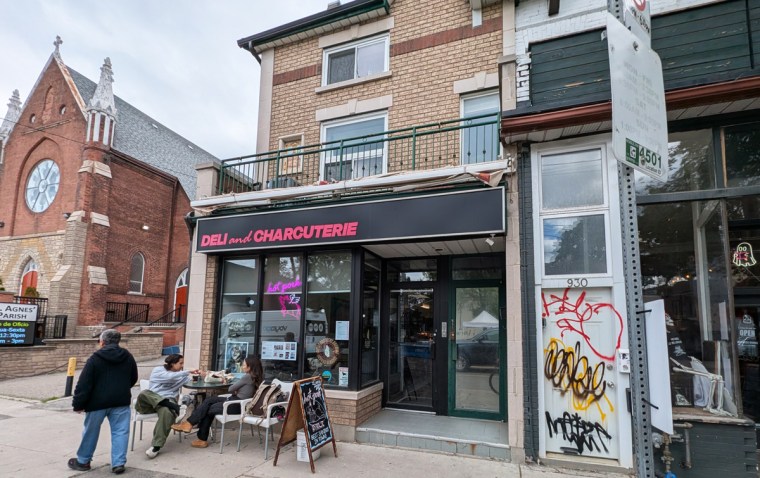 Bangers and Mash sandwich at Hot Pork