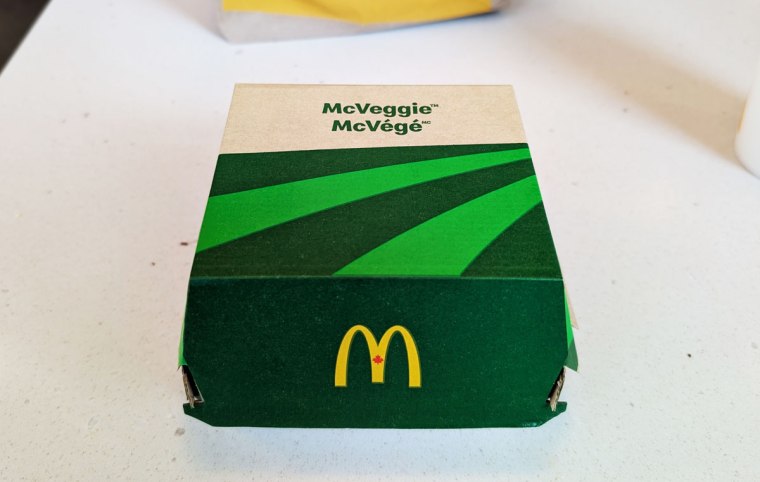 Spicy McVeggie at McDonald's