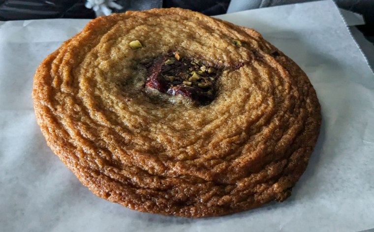 Holiday cookie from Barbershop Patisserie