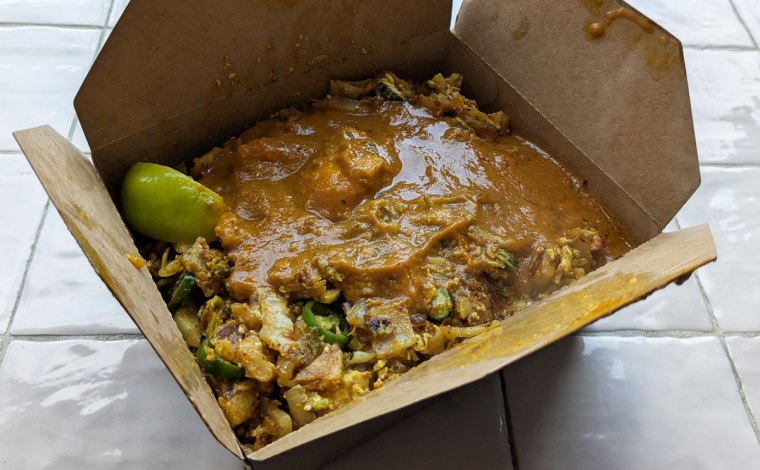 Hearty Kothu Roti at Saffron Spice Kitchen