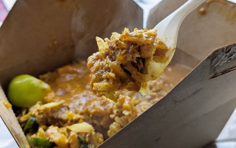 Hearty Kothu Roti at Saffron Spice Kitchen