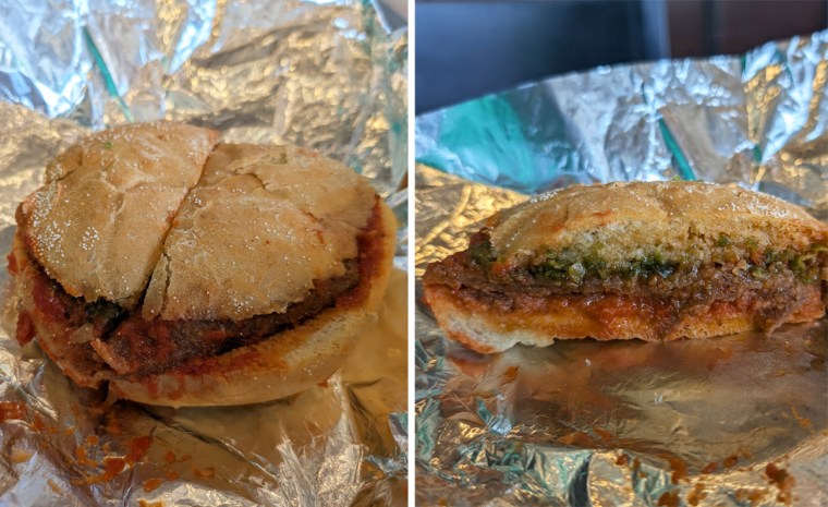 Veal sandwich from Corleone's