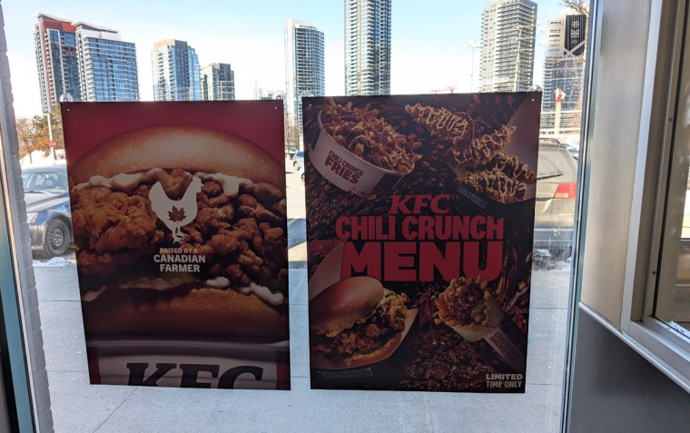 Chili Crunch Chicken Sandwich from KFC