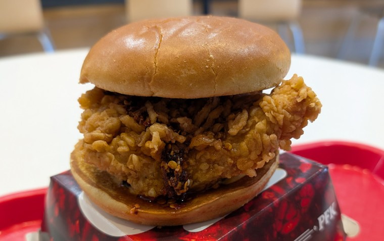 Chili Crunch Chicken Sandwich from KFC