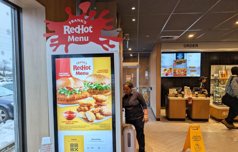 Frank's RedHot Hot Honey Sauce at McDonald's