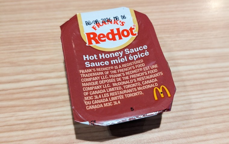 Frank's RedHot Hot Honey Sauce at McDonald's