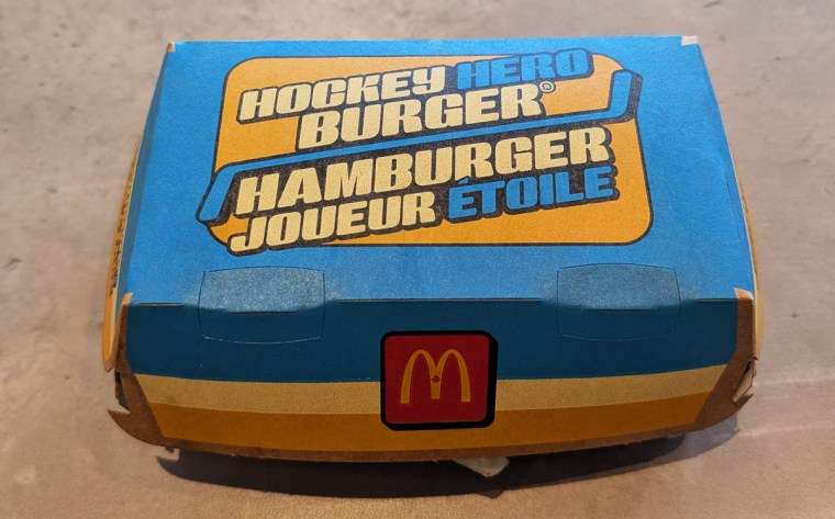 Hocky Hero Burger at McDonald's