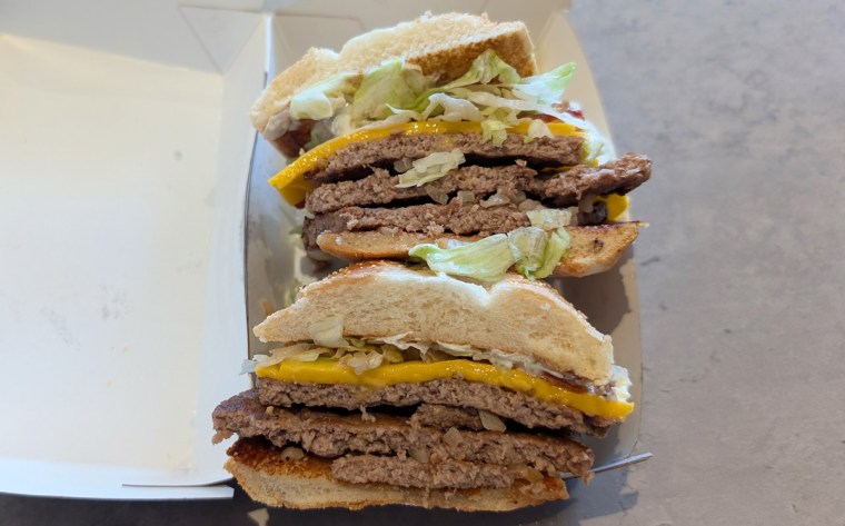 Hocky Hero Burger at McDonald's