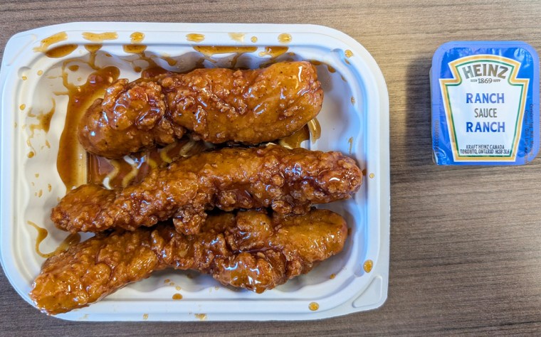 Sweet Heat Honey Garlic Chicken Strips from Wendy's