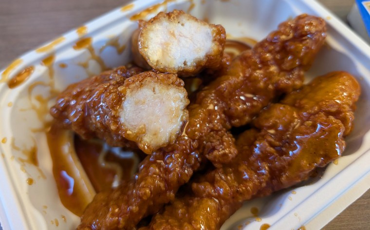 Sweet Heat Honey Garlic Chicken Strips from Wendy's