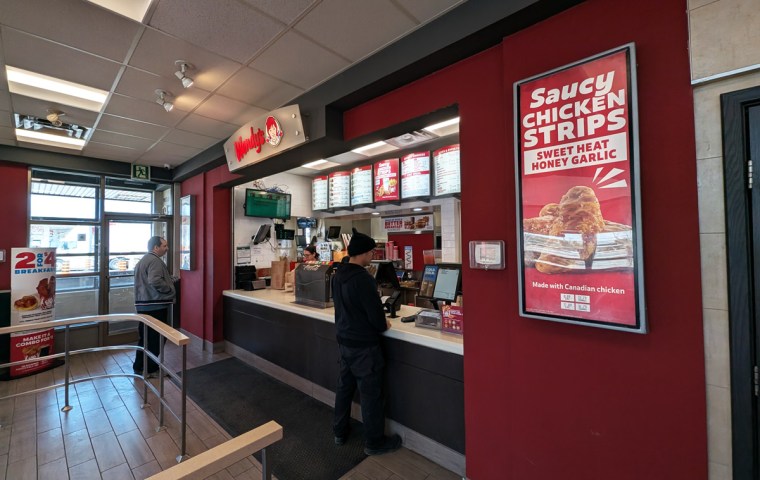 Sweet Heat Honey Garlic Chicken Strips from Wendy's