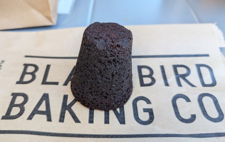 Chocolate cork at Blackbird Baking Co.