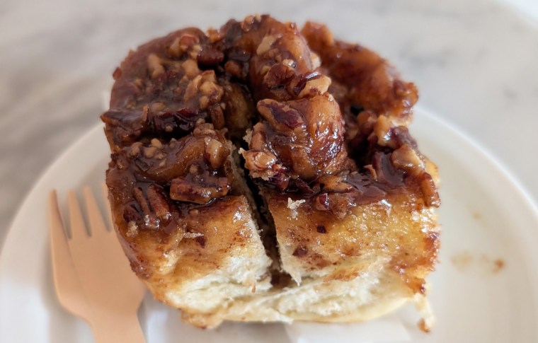 Pecan sticky bun from Bakerbots Baking