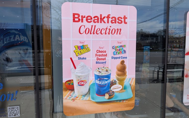 Choco Frosted Donut Blizzard at Dairy Queen