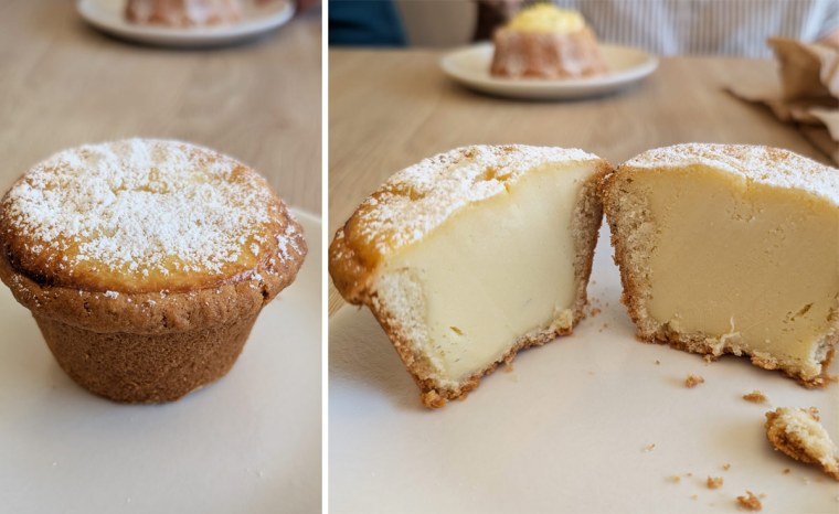 Cheese tart from Sheliss Bakeshop Cafe