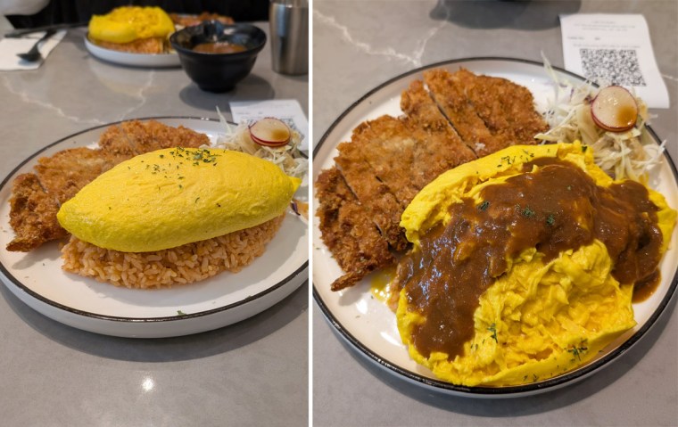 Tori Katsu Omurice from Cafe KenKaKu