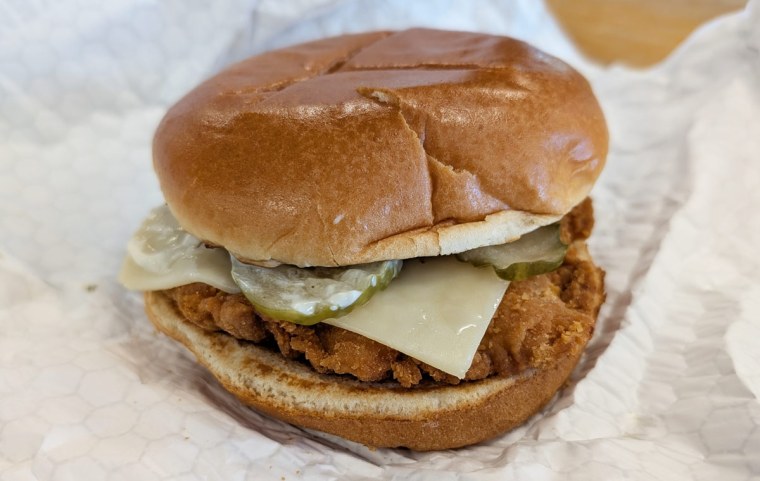 Dill Pickle Chicken Sandwich from Wendy's