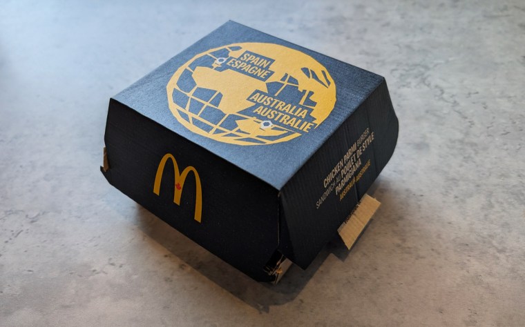 Chicken Parmi Burger at McDonald's (World Menu Heist)