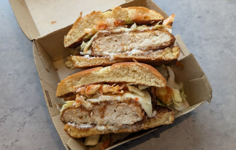 Chicken Parmi Burger at McDonald's (World Menu Heist)