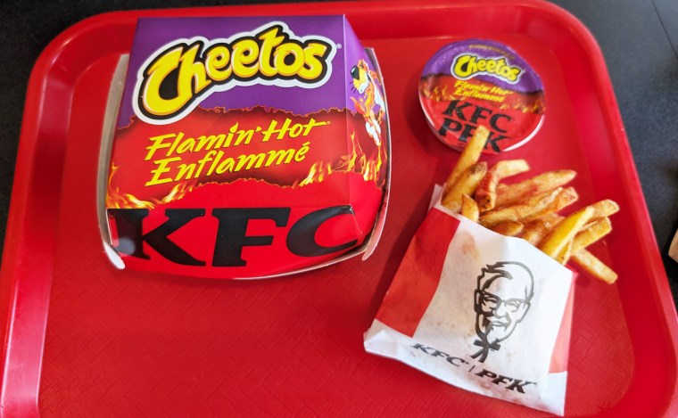 Flamin' Hot Chicken Sandwich from KFC
