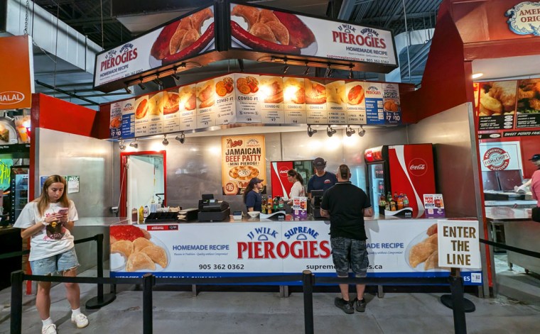 Jamaican patty mini beef patty pierogies from Supreme Pierogi